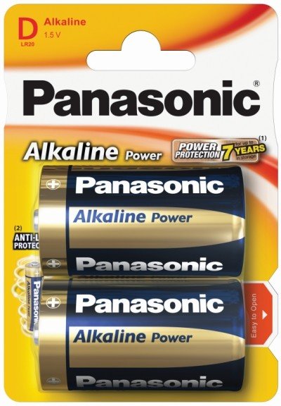 BATERIE PANASONIC ALKALINE POWER LR20 D 2SZT SKLEP