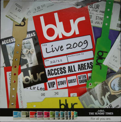 Blur "Live 2009" CD