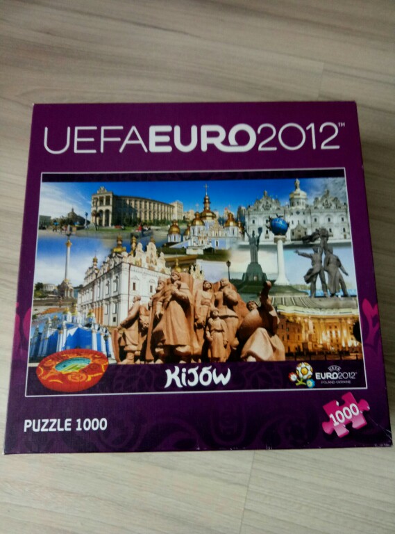 Puzzle 1000 Euro Kijów 2012 kompletne!