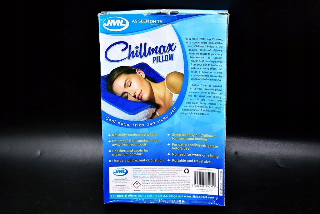 55971 JML CHILLMAX PILLOW. ko PODUSZKA CHLODZACA 12509212012