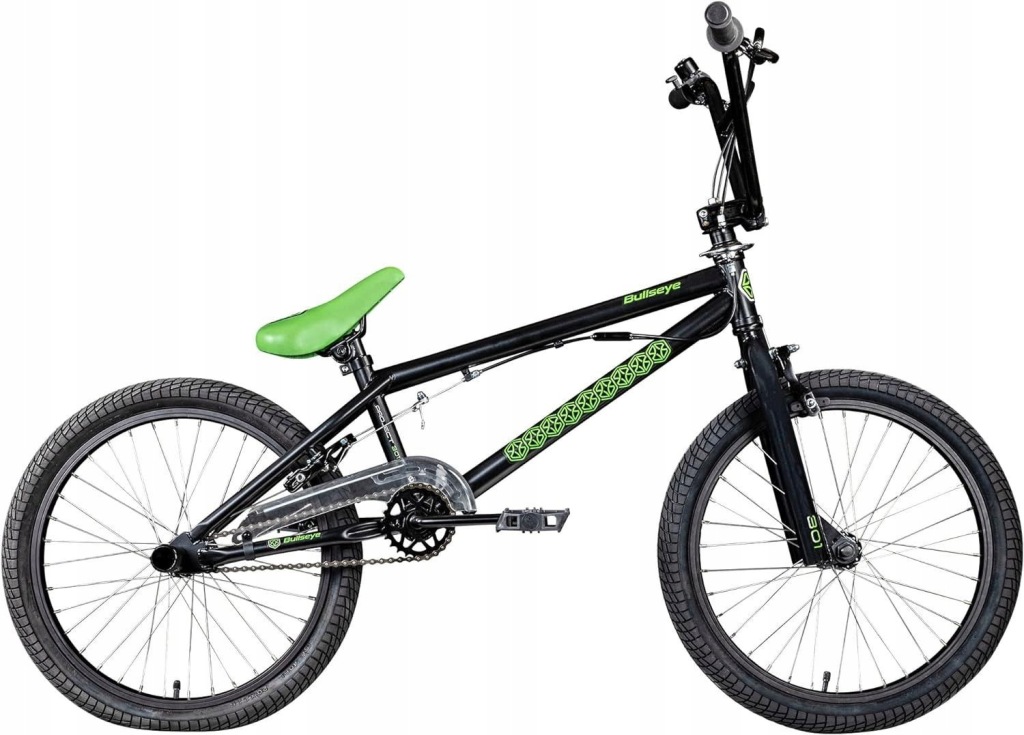 Rower BMX Uniwersalny 20 Dzwonek Wyczynowy Młodzieżowy Pegi Osłona Stalowy