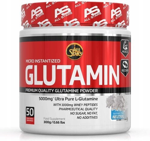 Glutamina ALL STARS Glutamin Powder Neutral 300 g