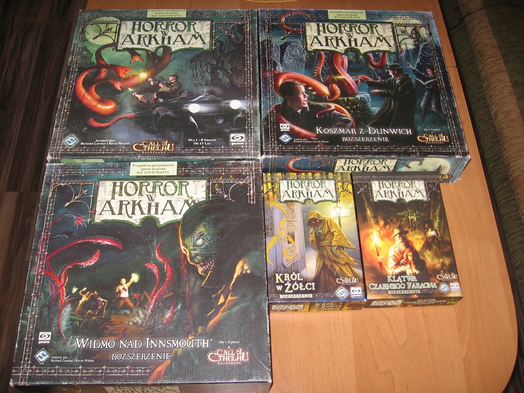 Horror w Arkham 2 edycja + 4 dodatki