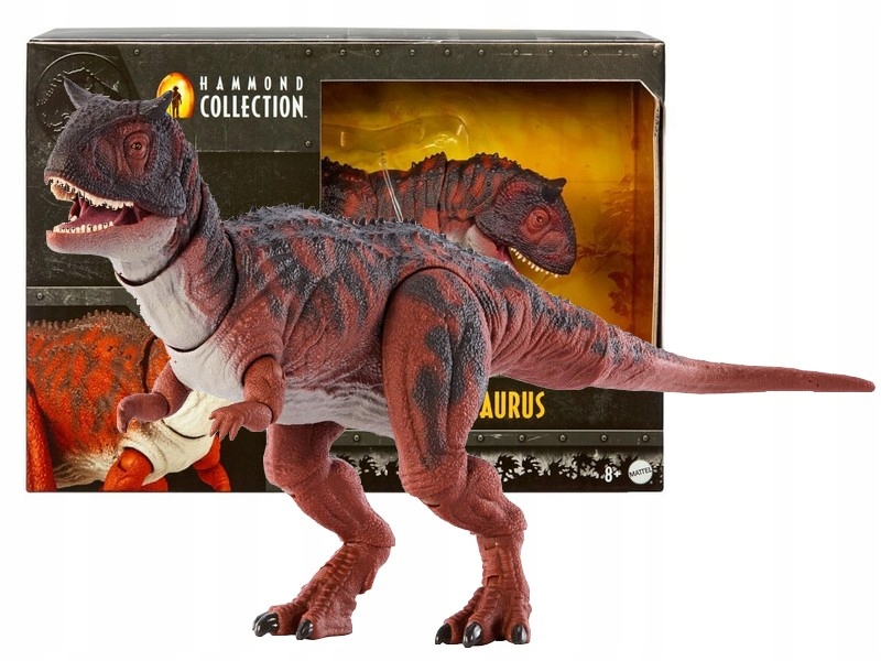 JURASSIC WORLD HAMMOND COLLECTION DINOZAUR Carnotaurus 43cm HTK44