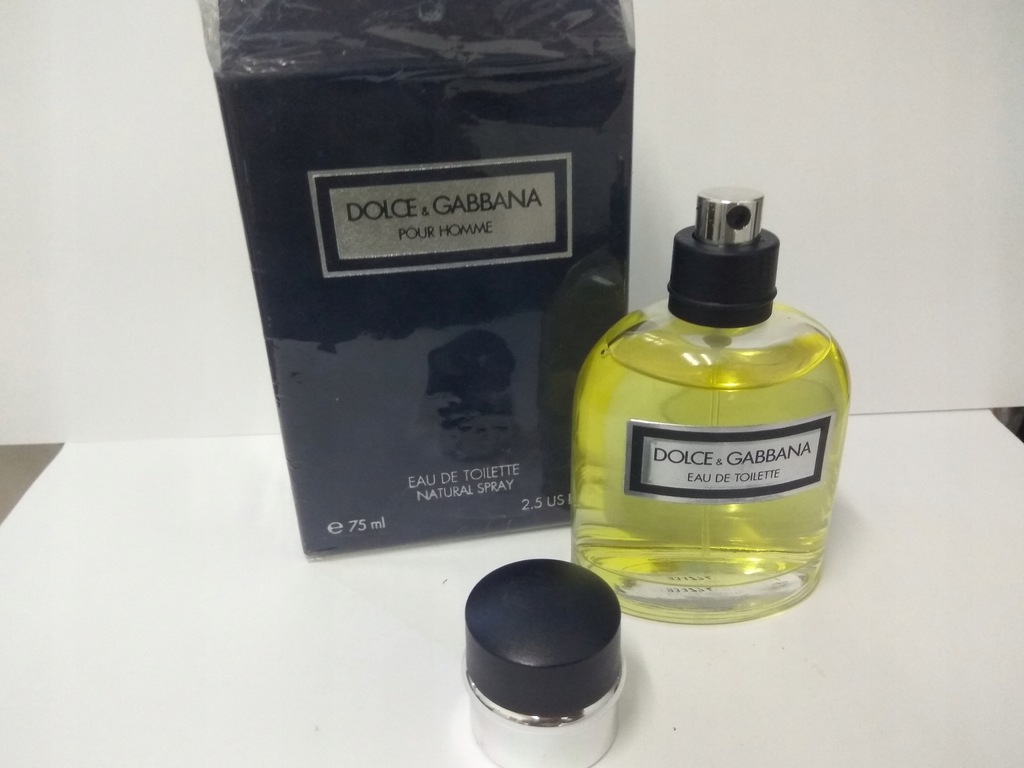 イタリア製 Dolce & Gabbana Pour Homme 75ml Dolce & Gabbana Pour Homme Woda toaletowa 75ml spray