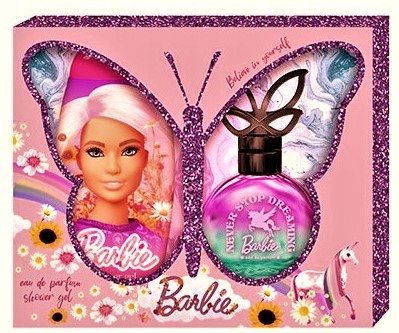 URODA Zestaw kosmetyków BARBIE żel/szampon perfumy