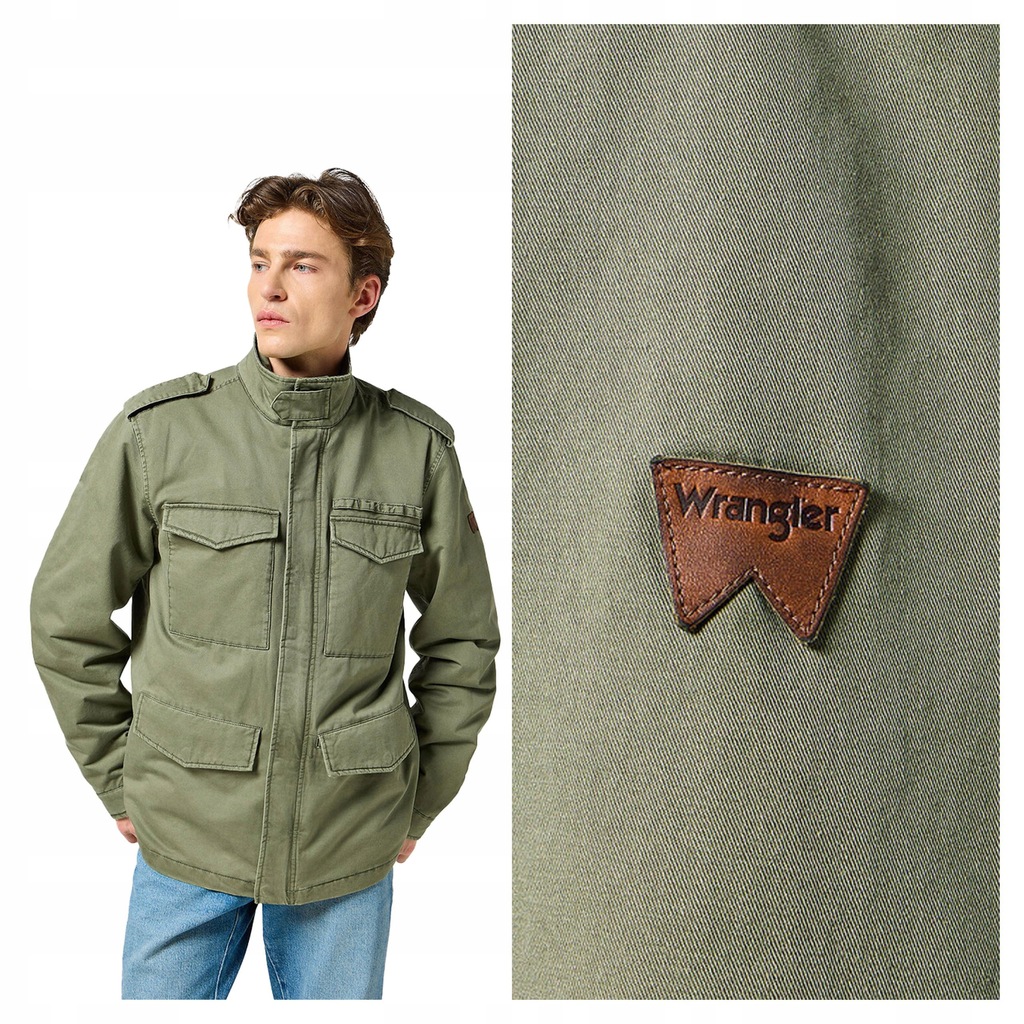 Wrangler FIELD JACKET DUSTY XXL Męska kurtka zimowa