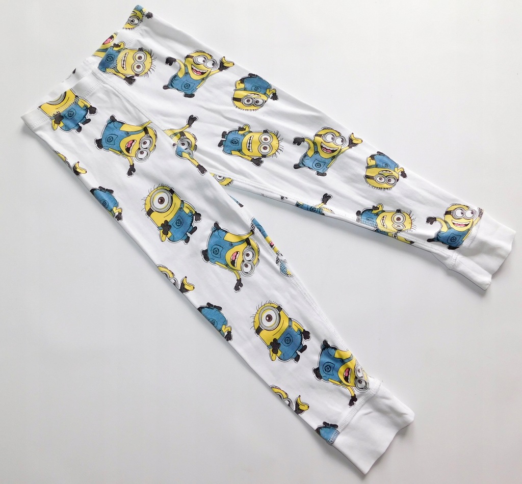 SPODNIE OD PIŻAMY H&M 110-116 5-6 LAT MINIONKI