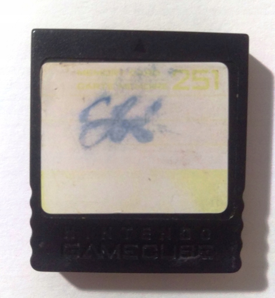 Nintendo Gamecube Karta Pamieć 251