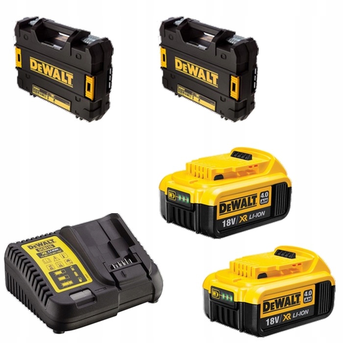 DEWALT WKRĘTARKA DCD791 + UDAROWA DCD796 2x4Ah 18V 7487010013