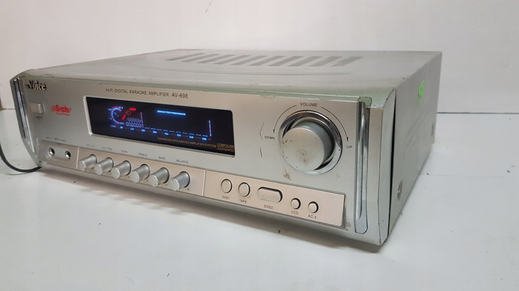MC VOICE AV 698 karaoke amplituner wzmacniacz 8804674690 oficjalne