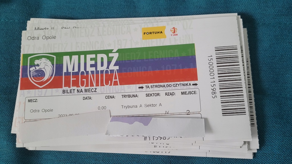 bilet Miedż Legnica - Odra Opole