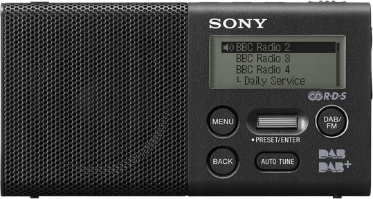 RADIO SONY XDR-P1DBP FM/DAB/DAB+ CZARNE