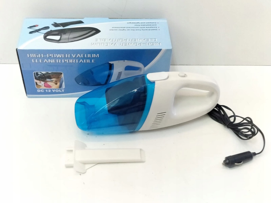 ODKURZACZ SAMOCHODOWY 12V, NA WTYCZKĘ DO ZAPALNICZKI (2936/2024)