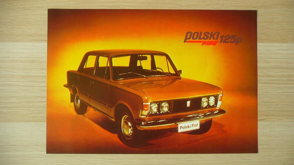 Prospekt Polski Fiat 125p Pol-mot 1975