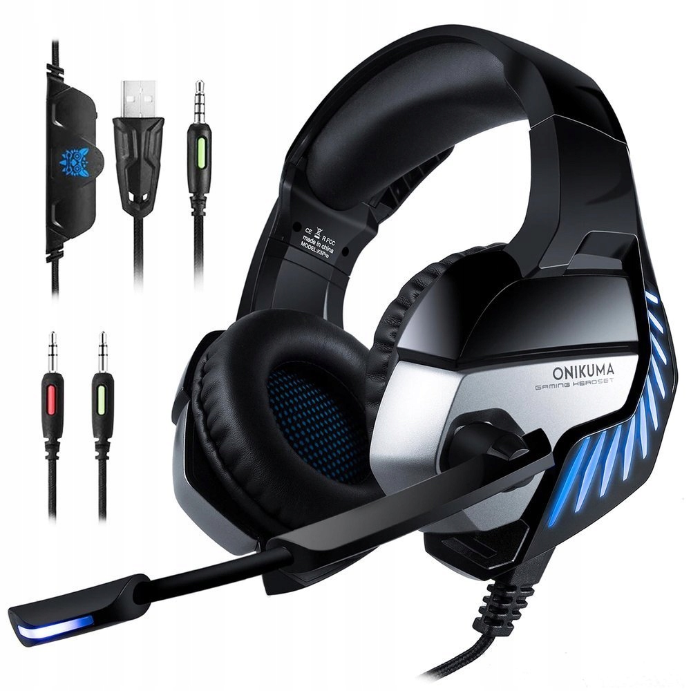 HEADSET SŁUCHAWKI MIKROFON DO KOMPUTERA GIER XBOX