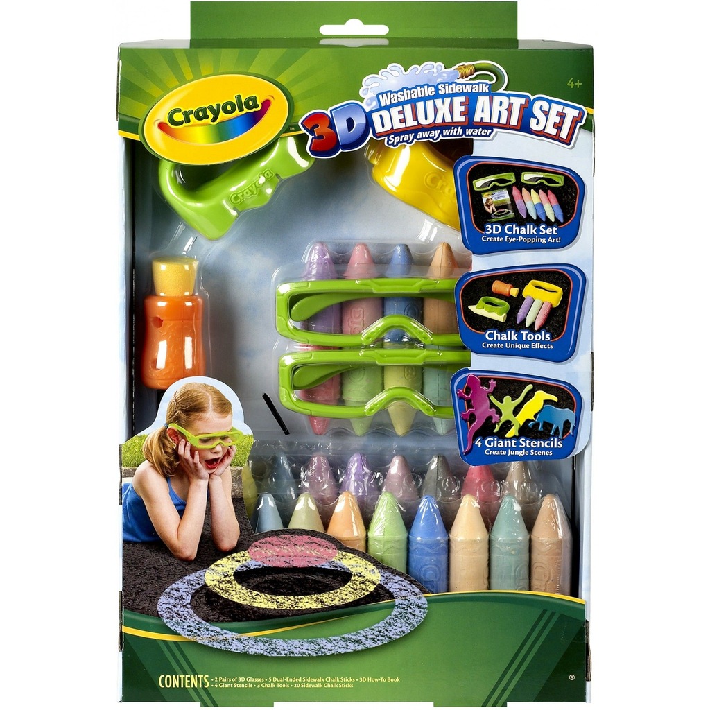 CRAYOLA 03-5039 3D DELUXE ART SET - KREDA 3D 24H