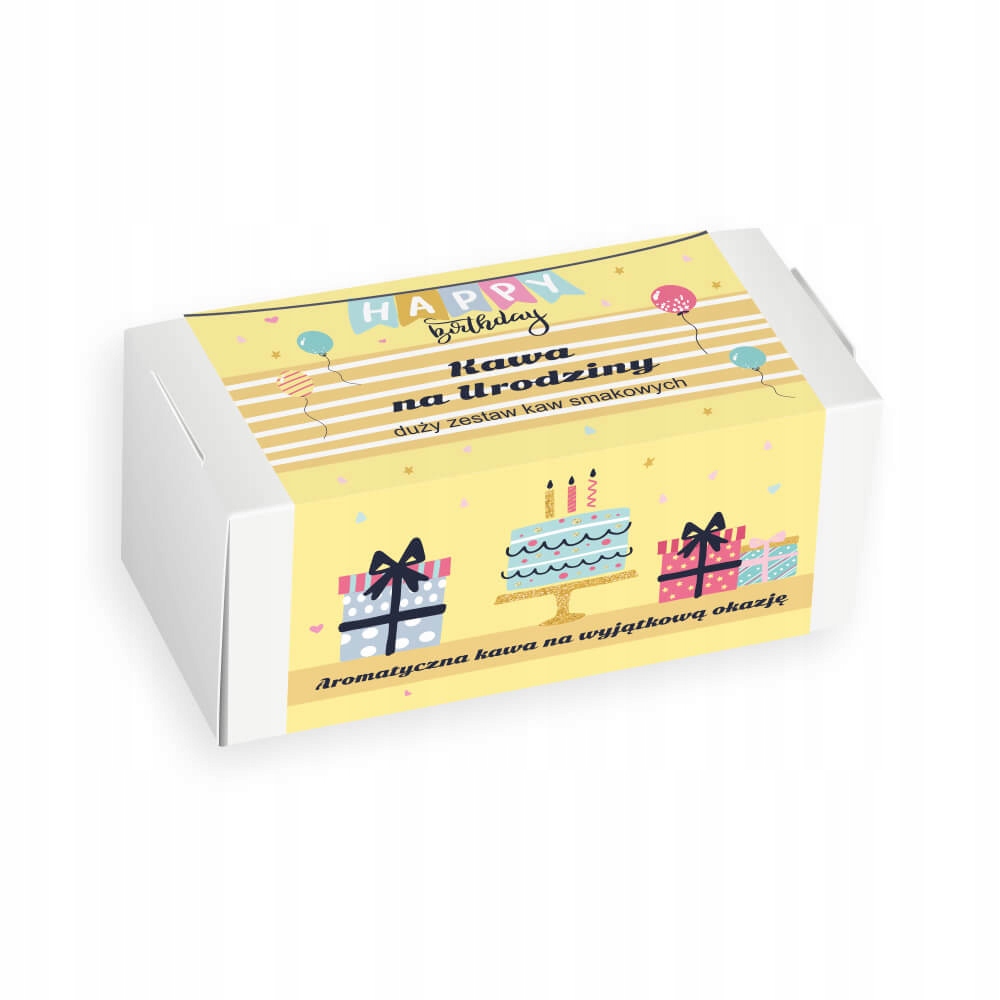 Klasyczny Prezent z kawą mieloną dla mężczyzny faceta taty mamy urodziny