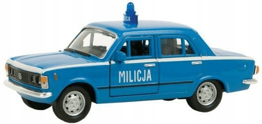 WELLY Auto model 1:34 Fiat 125P MILICJA