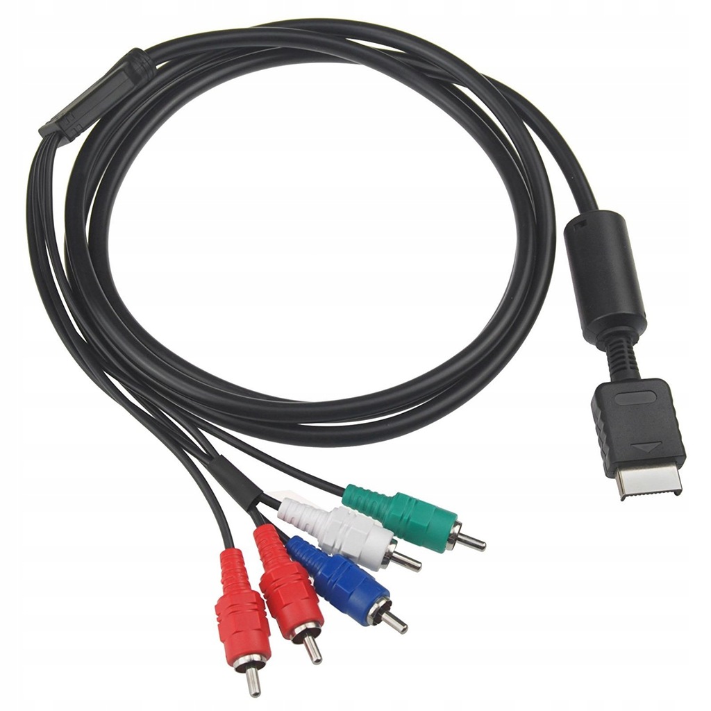 KABEL TV COMPONENT PS2 PS3 AV HD DŹWIĘK NOWY