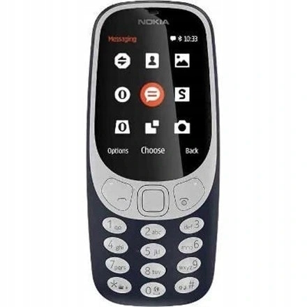 Kultowy Telefon komórkowy NOKIA 3310 Dual Sim Granatowy