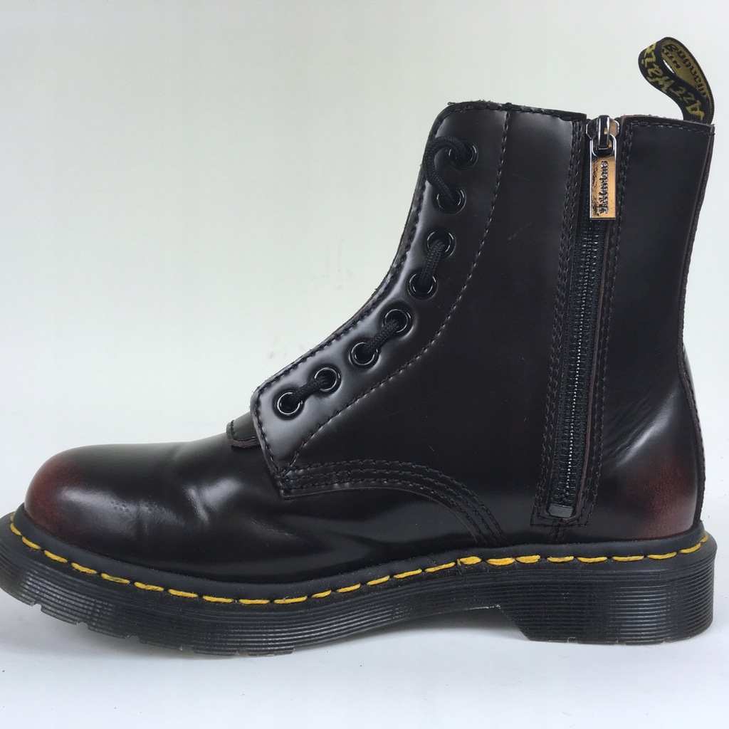 27 Glany Dr Martens AirWair czarne wiśnia zamek 38