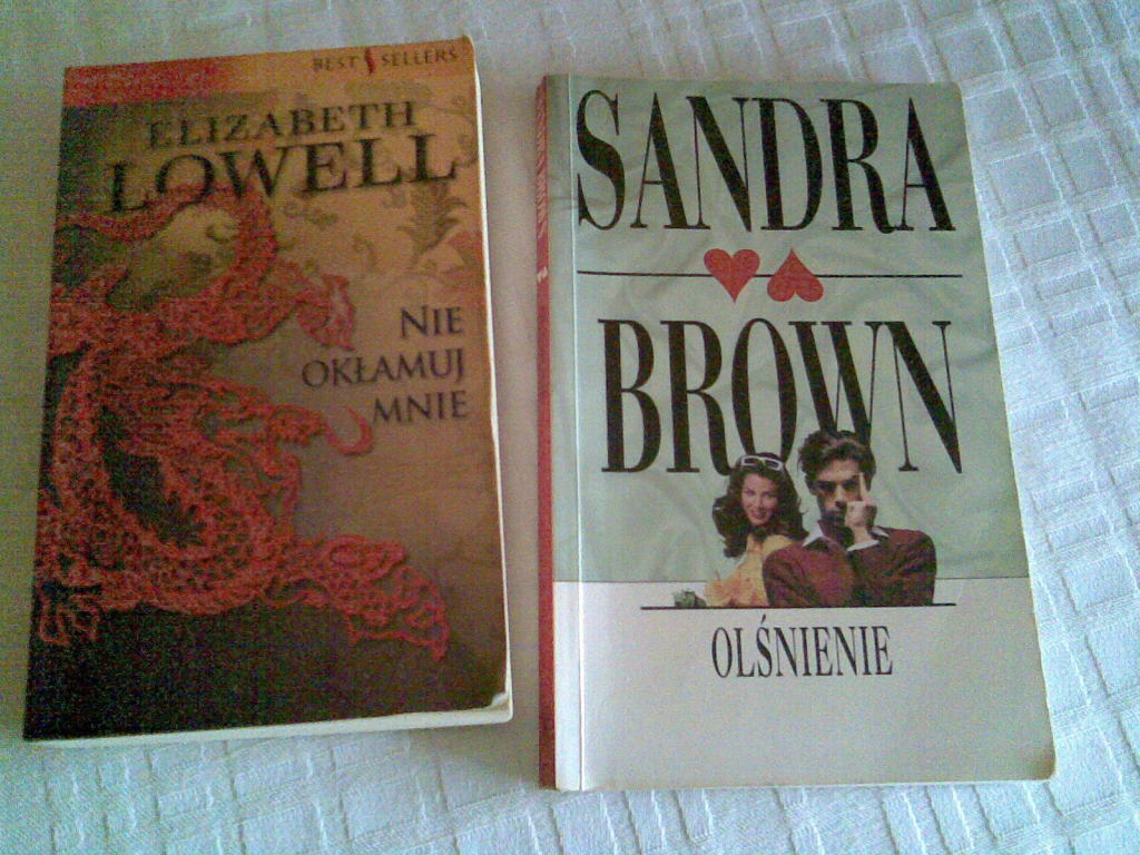 Książki Elizabeth Lowell i Sandry Brown + GRATIS