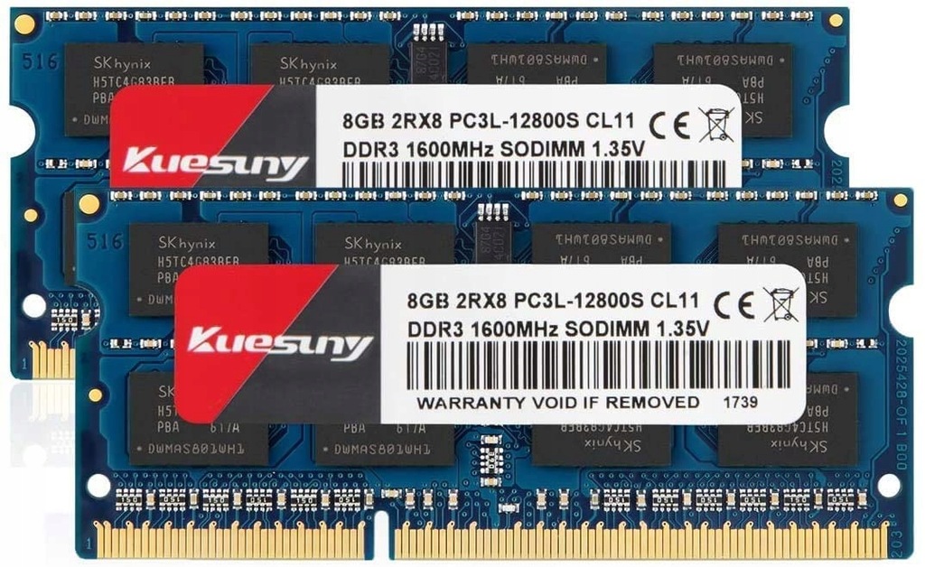 Pamięć RAM DDR3L Kuesuny B08L679C36 16 GB