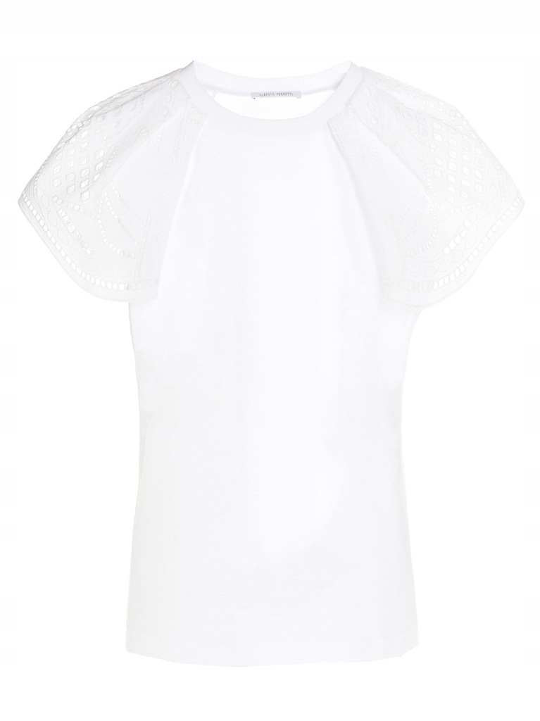 ALBERTA FERRETTI KOBIET BIAŁY T-SHIRTY 44 IT