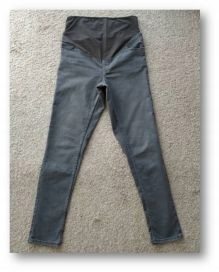 H&M Mama - Ciazowe jeansy rurki stalowe 38/40