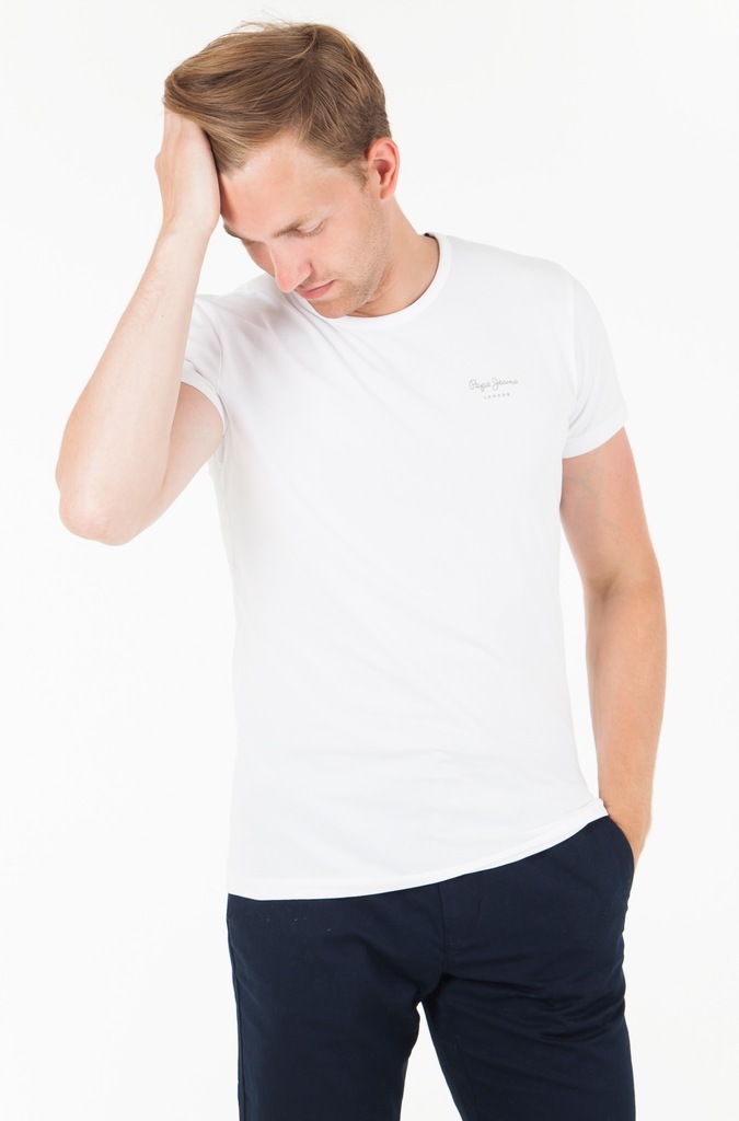 PEPE JEANS T-SHIRT POMARAŃCZOWY MĘSKI L 1BPE