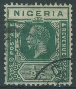 Nigeria 1/2 d. - Król Georg V