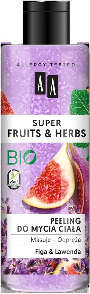 AA Super Fruits & Herbs Peeling do mycia ciała