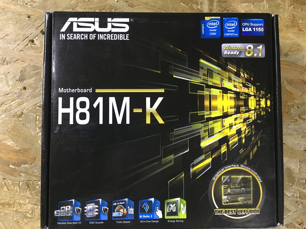 Asus H81M-K Intel G3258 3.20GHz 3MB 8GB DDR3