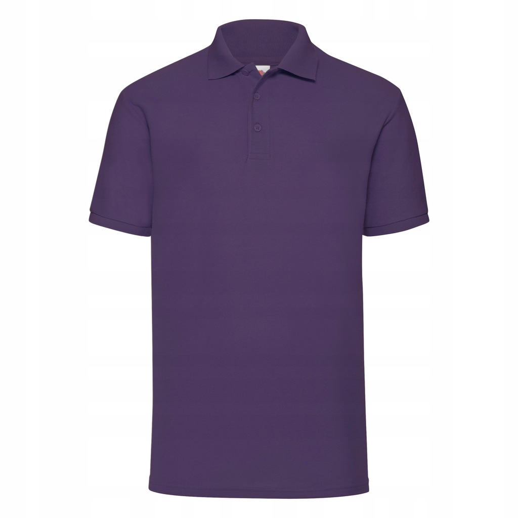 KOSZULKA POLO FRUIT OF THE LOOM 65/35 FIOLET 5XL