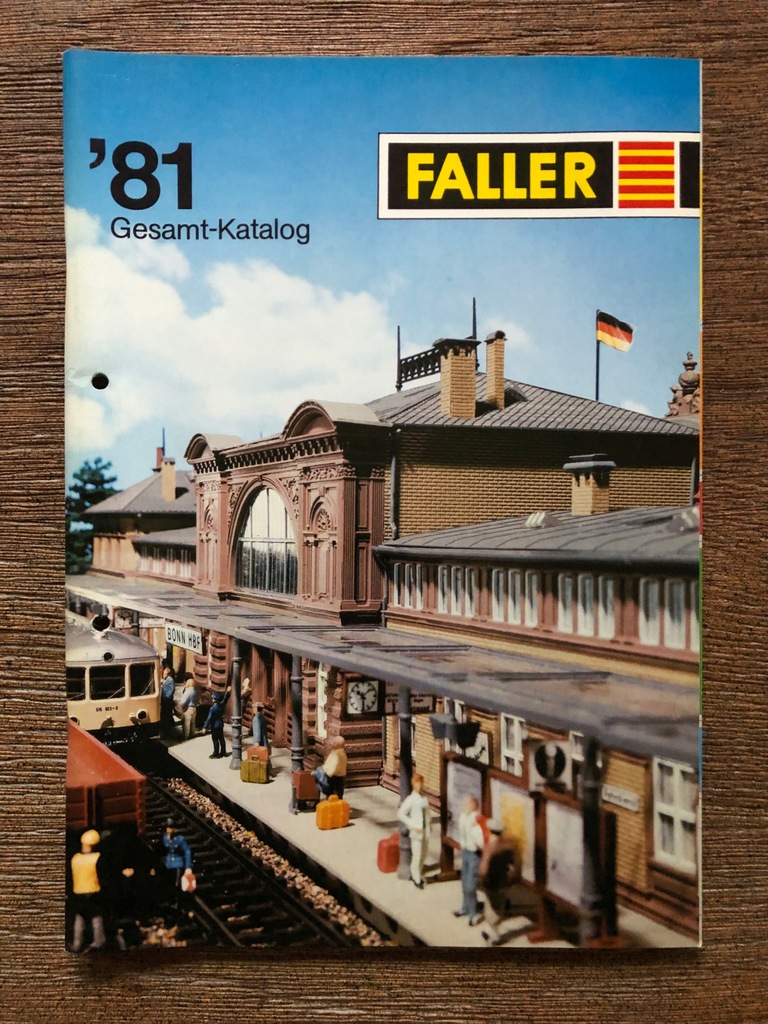 Katalog FALLER 1981 kolejka RETRO model H0 N wagon
