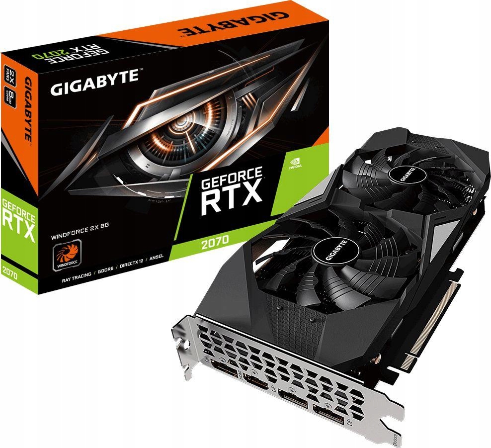 Gigabyte GeForce RTX 2070 Windforce 2X 8GB GDDR6