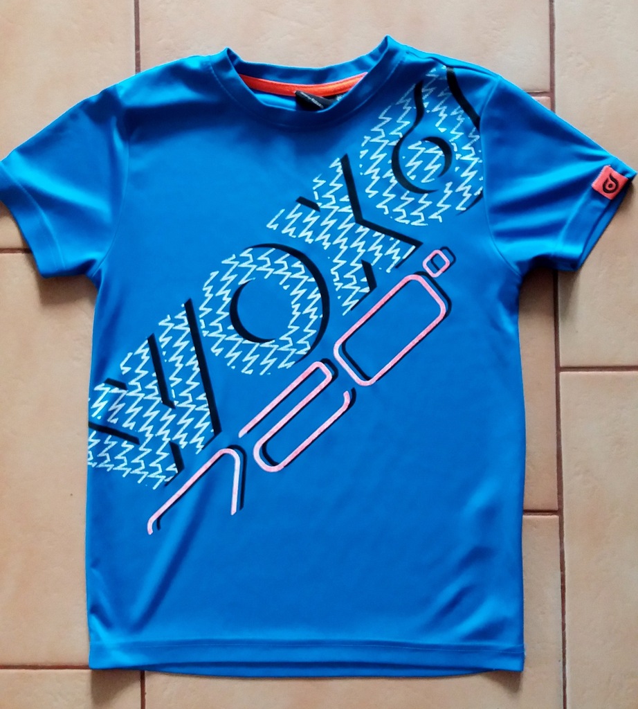 T-shirt bluzka KappAhl Woxo oddychająca 122 128 cm
