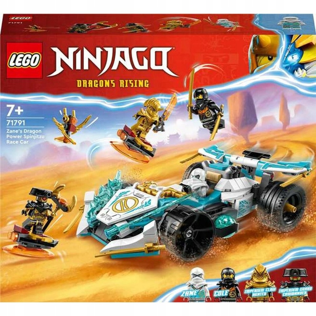 Zestaw do budowania Lego Ninjago 71791 The Spinjitzu racing car: the power