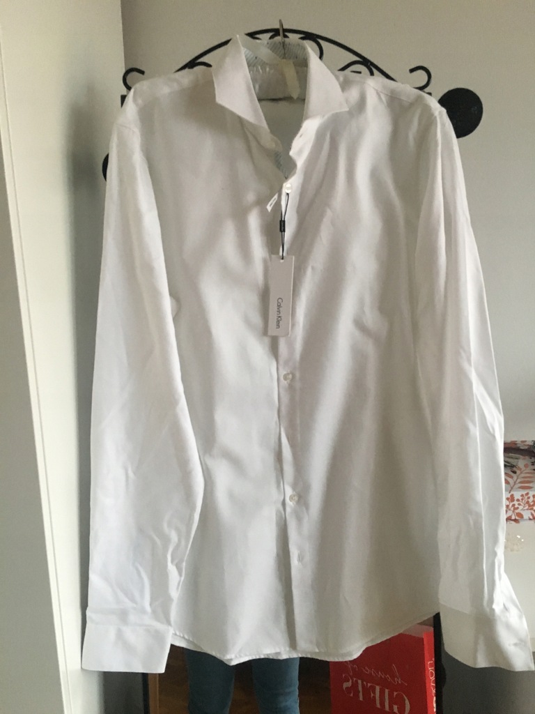 Biała koszula męska Calvin Klein z metkami