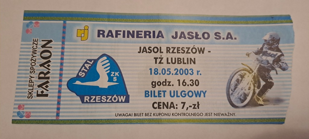 STAL RZESZÓW - MOTOR LUBLIN 18-05-2003 - ŻUŻEL SPEEDWAY
