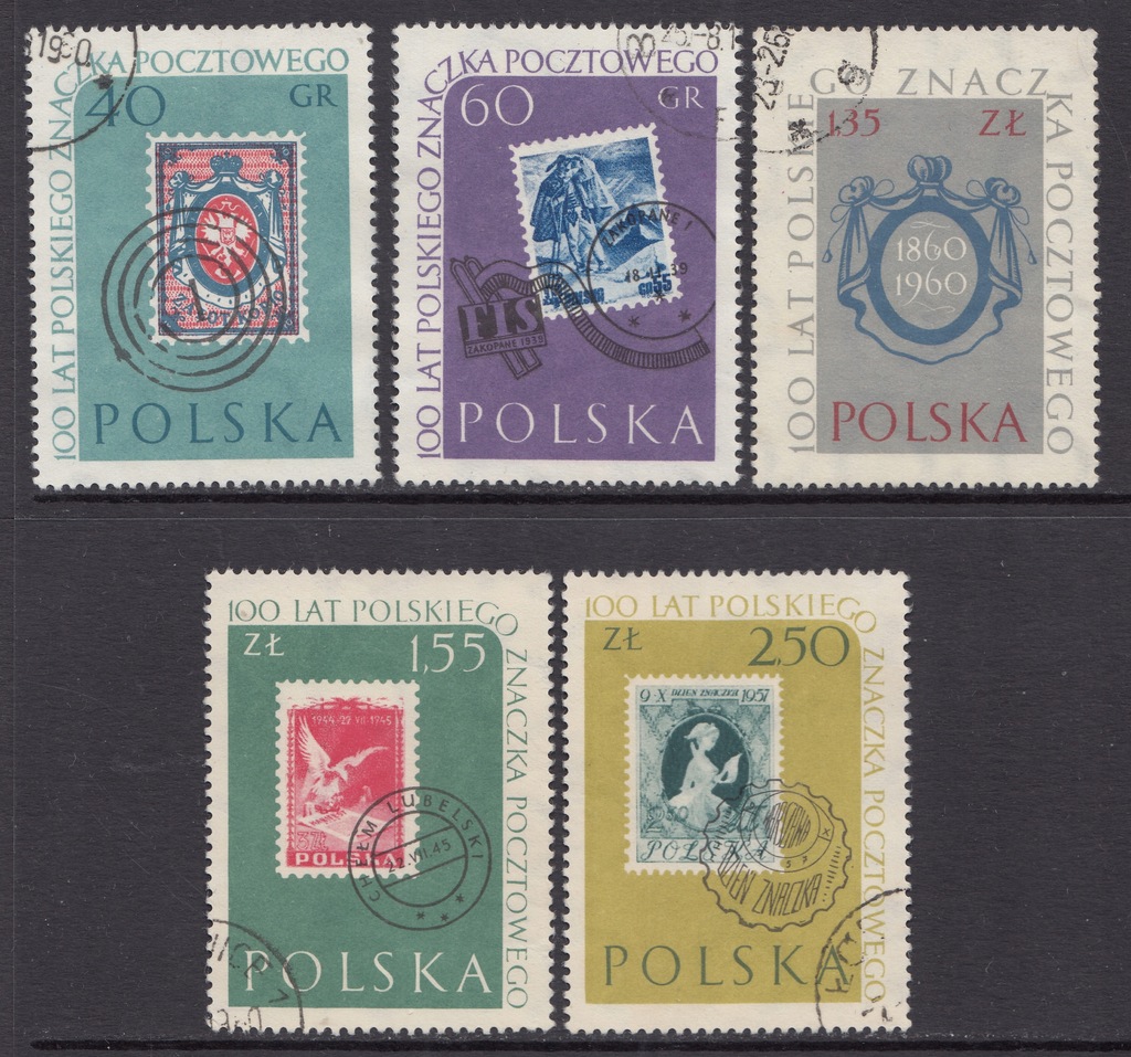 POLSKA Fi 1007-11 100 lat znaczka polskiego