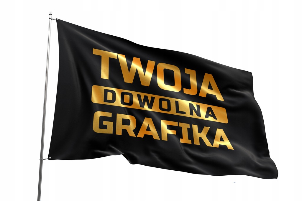 Flaga reklamowa 180x120 cm firmowa DRUK + projekt