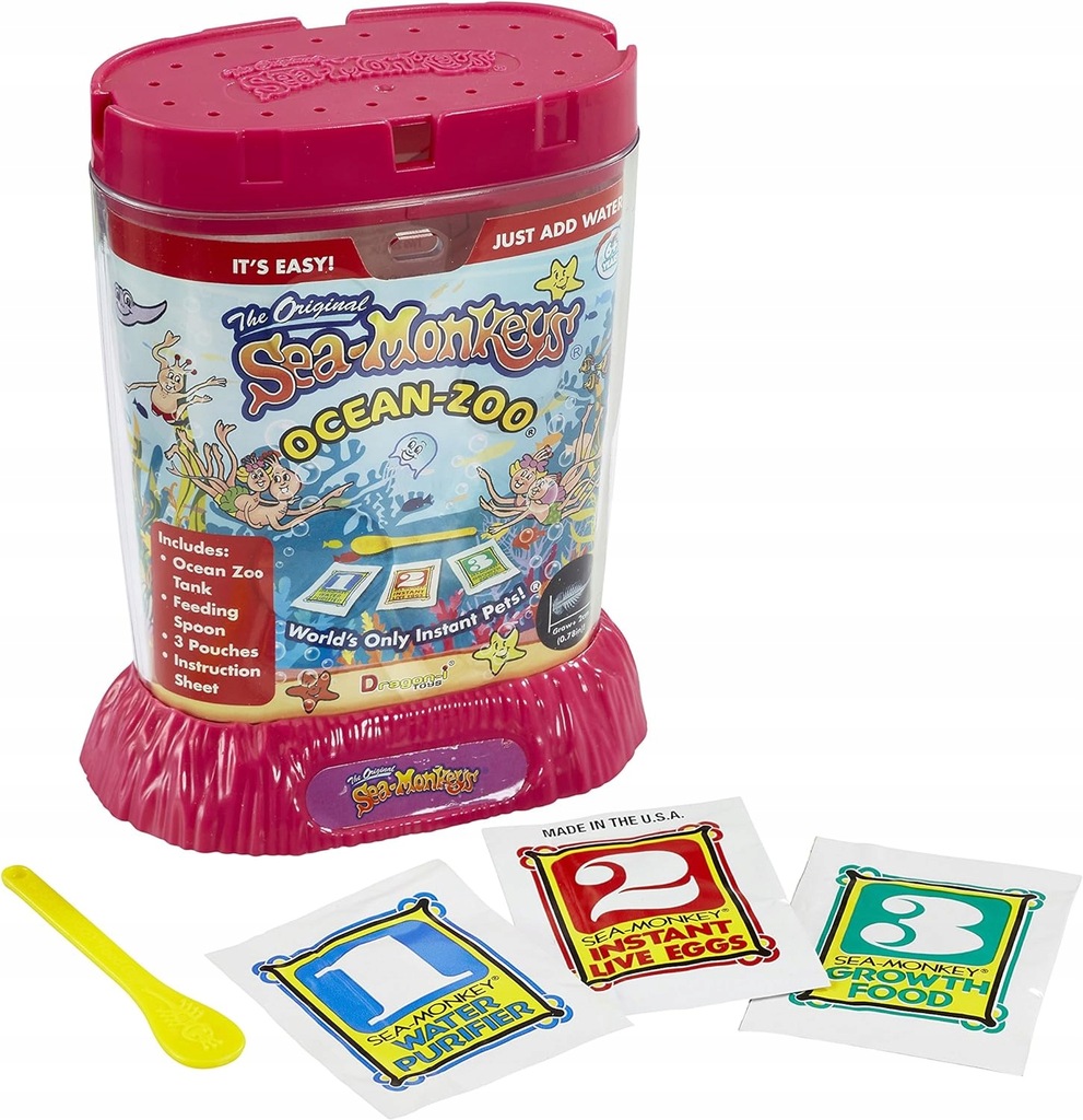 Sea Monkeys 80482 Ocean Zoo, Color May Vary