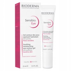 Bioderma Sensibio Eye Contour Gel Kremowy Żel Pod Zmęczone Oczy 15ml