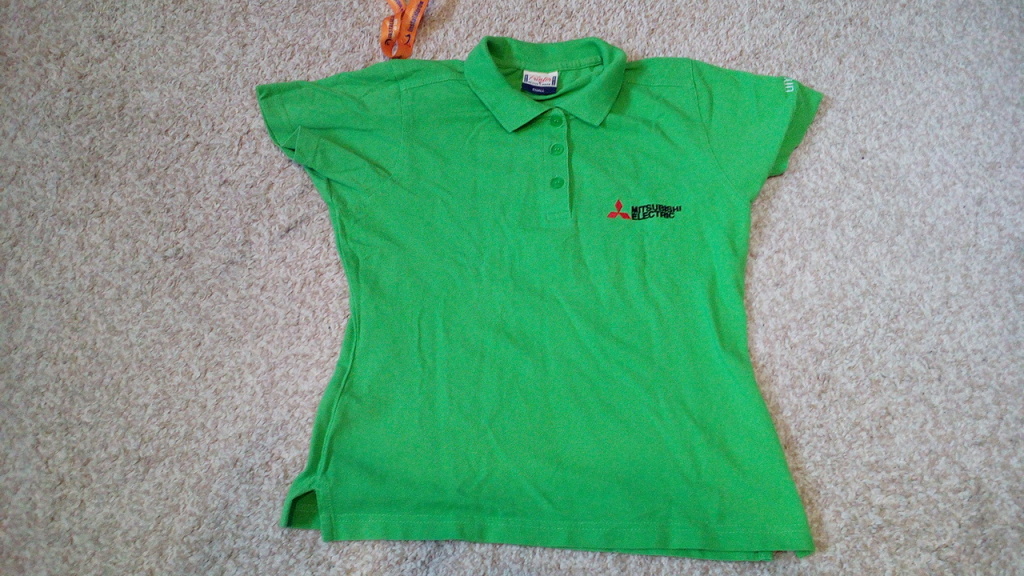 Mitsubishi damska koszulka S zielona NOWA