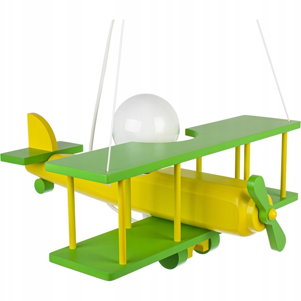 Samolot duży zielono - seledynowy