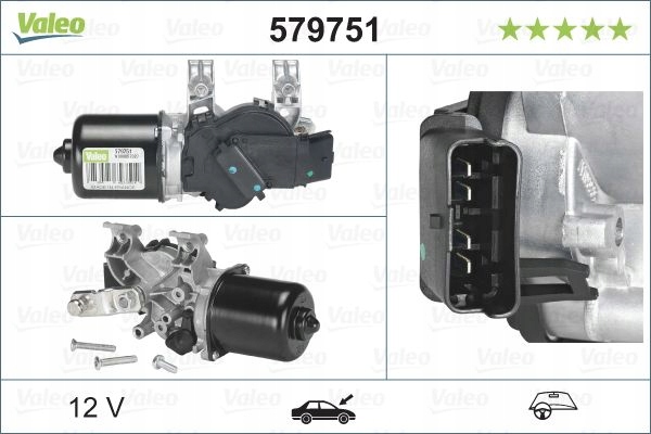 579751 VALEO SILNIK WYCIERACZEK NISSAN QASHQAI I