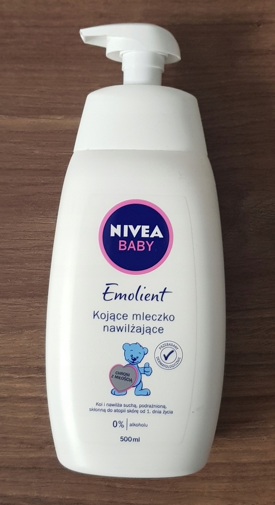 Mleczko nawilżające Nivea Baby Emolient 500 ml