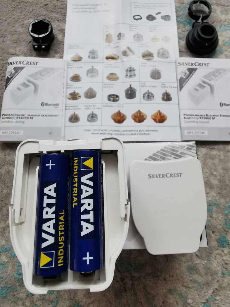 SILVERCREST termostat grzejnikowy Bluetooth 11584586026 oficjalne